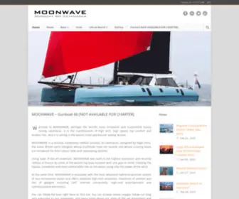 Moonwave.com(Hybrid Sailing Catamaran) Screenshot