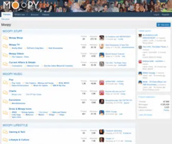 Moopy.org.uk(The Moopy) Screenshot
