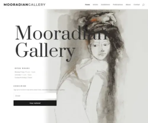 Mooradianfineart.com(Mooradian Gallery) Screenshot