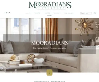 Mooradians.com(Mooradians Furniture) Screenshot
