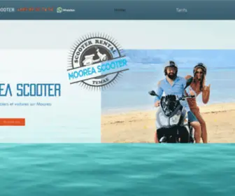 Moorea-Scooter.com(Location scooter et voiture sur l'ile de Moorea) Screenshot