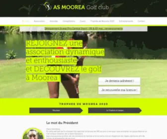 Mooreagolfclub.com(Accueil) Screenshot