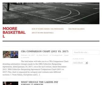 Moorebasketball.com(Moore Basketball) Screenshot