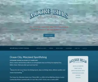 Moorebills.com(MOORE BILLS SPORT FISHING) Screenshot