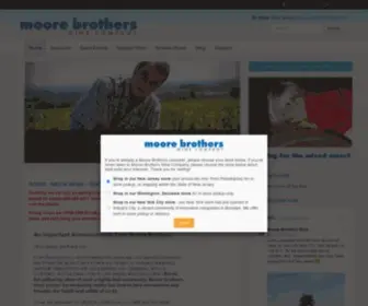 Moorebrothers.com(Moore Brothers Wine Company) Screenshot