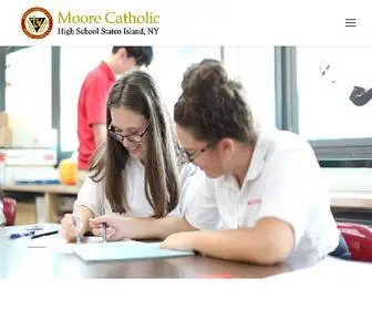 Moorecatholichs.org(Moore Catholic High School is a college preparatory) Screenshot