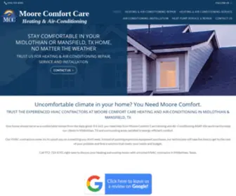 Moorecomfortcareheatingairconditioning.com(Moorecomfortcareheatingairconditioning) Screenshot