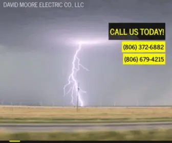 Mooreelectricco.com(Residential & Commercial Electrician Amarillo TX) Screenshot