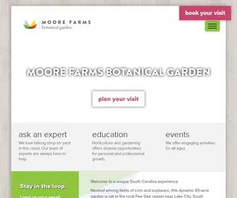 Moorefarmsbg.org(Moore Farms Botanical Garden) Screenshot