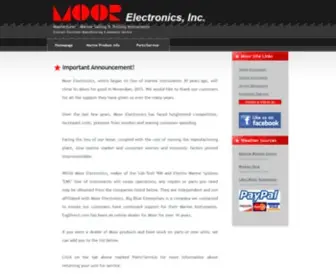 Moorelectronics.com(Moor Electronics) Screenshot