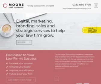 Moorelegaltechnology.co.uk(Law Firm Web Design) Screenshot