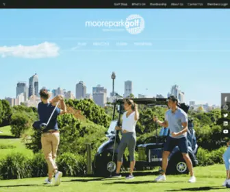 Mooreparkgolf.com.au(The Best Public Golf Course In Sydney) Screenshot