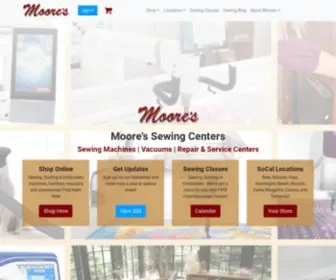 Moores-Sew.com(Sewing Machine Sales) Screenshot