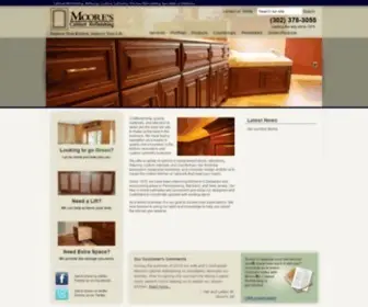 Moorescabinets.com(Cabinet Refinishing) Screenshot