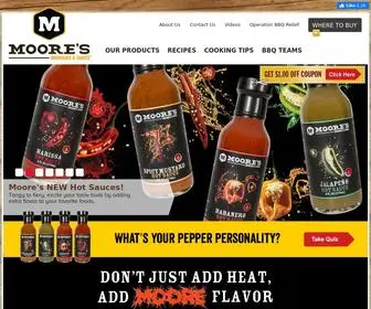 Mooresmarinade.com(So Much Moore Flavor) Screenshot