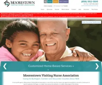 Moorestownvna.org(Moorestown Visiting Nurses & Hospice) Screenshot