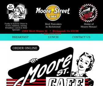 Moorestreetcafe.com(Moore Street Cafe) Screenshot