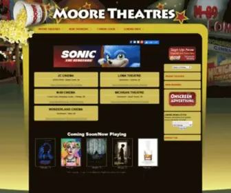Mooretheatres.com(Moore Theatres) Screenshot