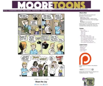 Mooretoons.com(Mooretoons) Screenshot