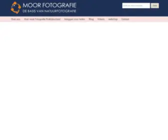 Moorfotografie.nl(Mensen Leren Fotograferen bij Moor Fotografie) Screenshot