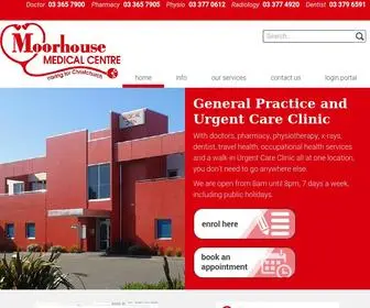 Moorhousemedical.co.nz(Moorhouse Medical Centre) Screenshot