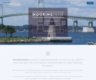 Mooringinfo.com(Mooringinfo) Screenshot