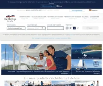 Moorings.de(Private Yachtcharter und Premium Segelurlaub) Screenshot