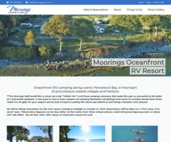 Mooringscamp.com(Moorings Oceanfront RV Resort) Screenshot