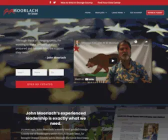 Moorlachforsenate.com(Moorlach for Senate) Screenshot