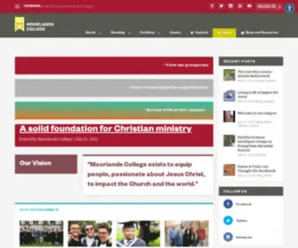 Moorlands.ac.uk(Moorlands College) Screenshot