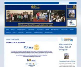 Moorparkrotary.com(The Rotary Club of Moorpark) Screenshot