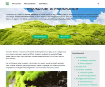 Moosbilder.de(Moos) Screenshot