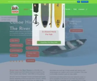 Moosecanoehire.com(Canoe Hire River Thames) Screenshot