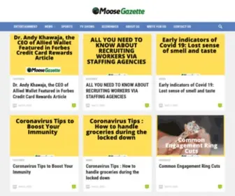 Moosegazette.net(Moose Gazette) Screenshot