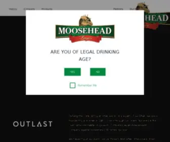 Moosehead.ca(Canada) Screenshot