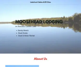 Mooseheadlodging.rentals(MOOSEHEAD LODGING) Screenshot