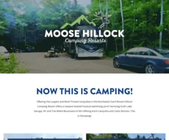 Moosehillock.com(Moose Hillock Camping Resorts) Screenshot