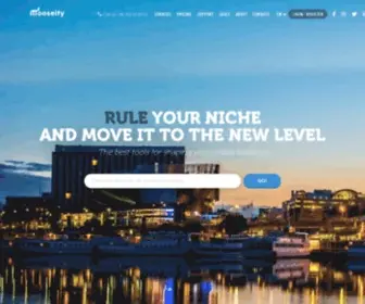 Mooseify.com(The best tools for shaping your online business) Screenshot