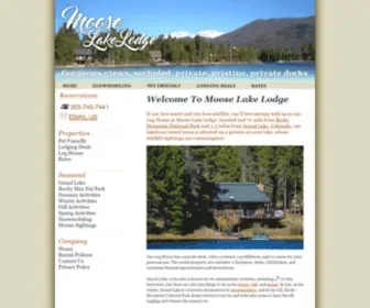 Mooselake-Lodge.com(Mooselake Lodge) Screenshot