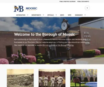 Moosicborough.com(Moosic Borough home) Screenshot