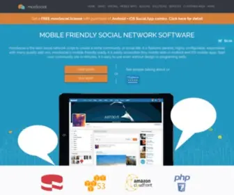 Moosocial.com(PHP Social Network Script) Screenshot