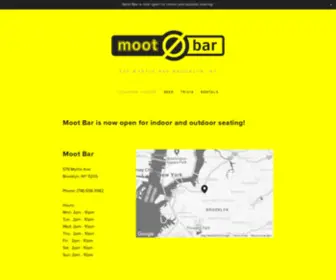 Mootbar.com(Moot Bar) Screenshot