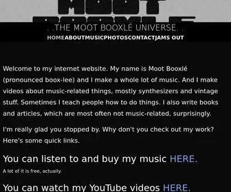 Mootbooxle.com(Moot Booxle) Screenshot