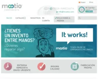 Mootio-Components.com(Descubre nuestra tienda de componentes mecánicos) Screenshot