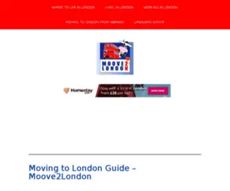 Moove2London.co.uk(Moving to London Guide) Screenshot