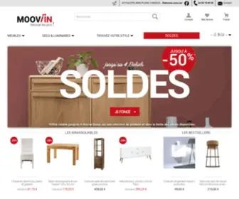 Mooviin.com(Mobilier Design pour l'ameublement de votre Intérieur enfin Accessible) Screenshot