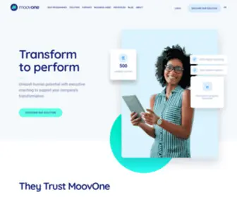 Moovone.eu(La plateforme de coaching digital) Screenshot