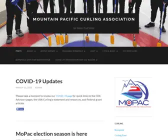 Mopacca.org(Mountain Pacific Curling Association) Screenshot