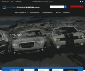 Mopardealerparts.com Screenshot