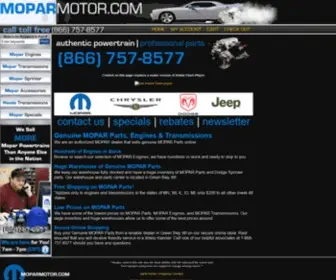 Moparmotor.com(Mopar Motor Mopar Parts) Screenshot